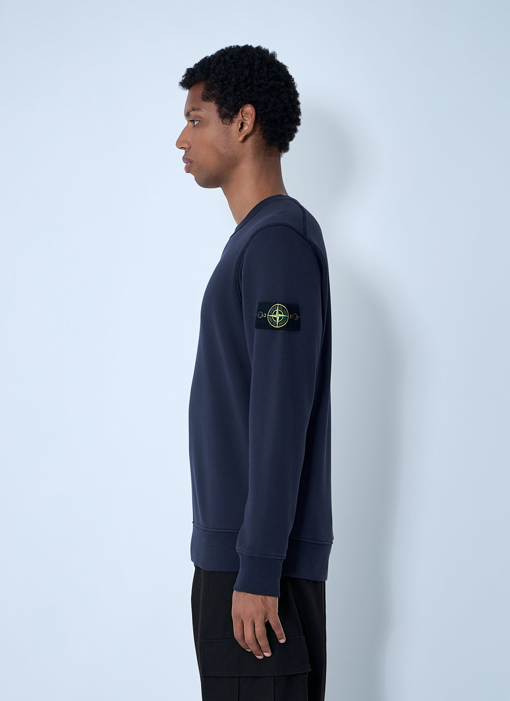 Stone Island Men Logo Patch Sweater