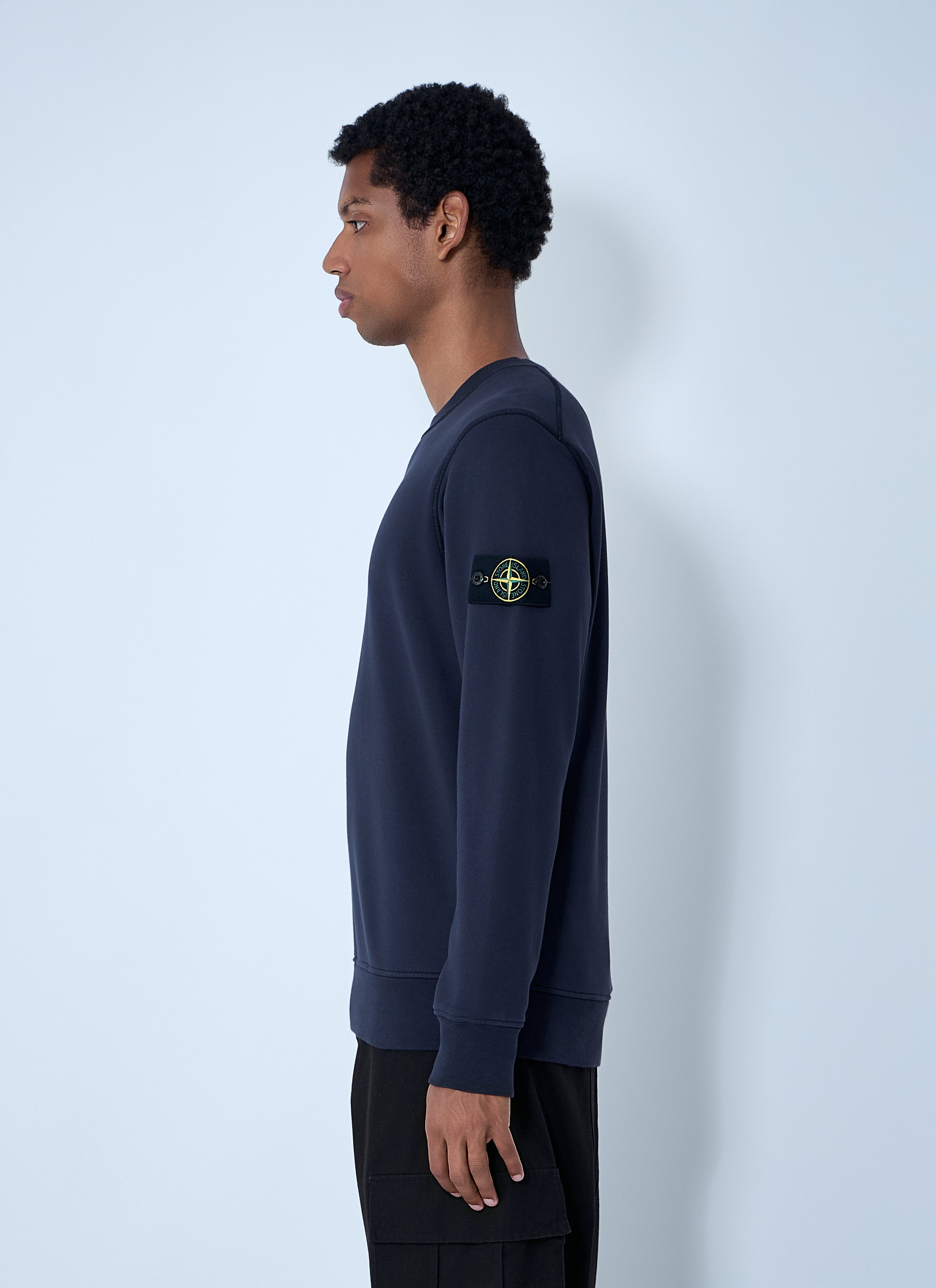 Stone Island Men Logo Patch Sweater
