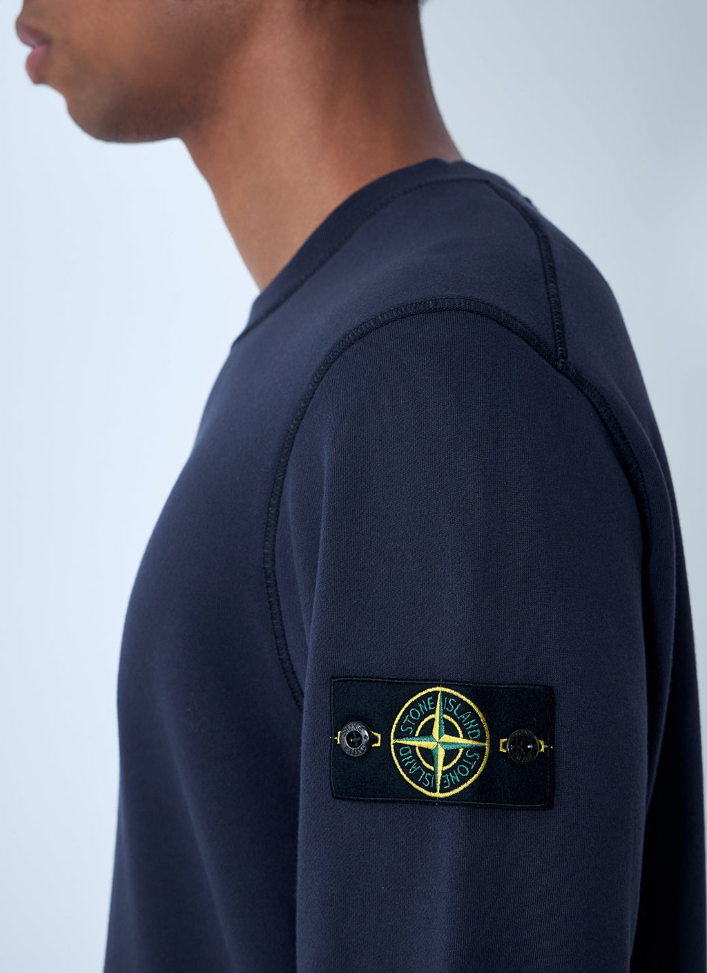 Stone Island Men Logo Patch Sweater