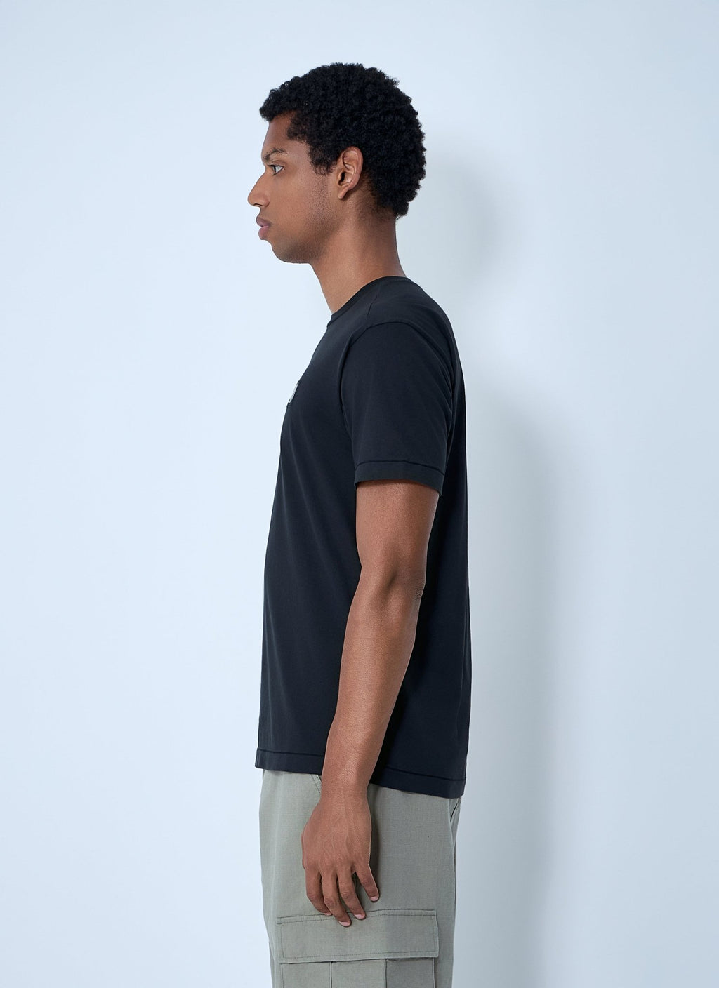 Stone Island Men Logo Motif T-Shirt - EZE Fashion®