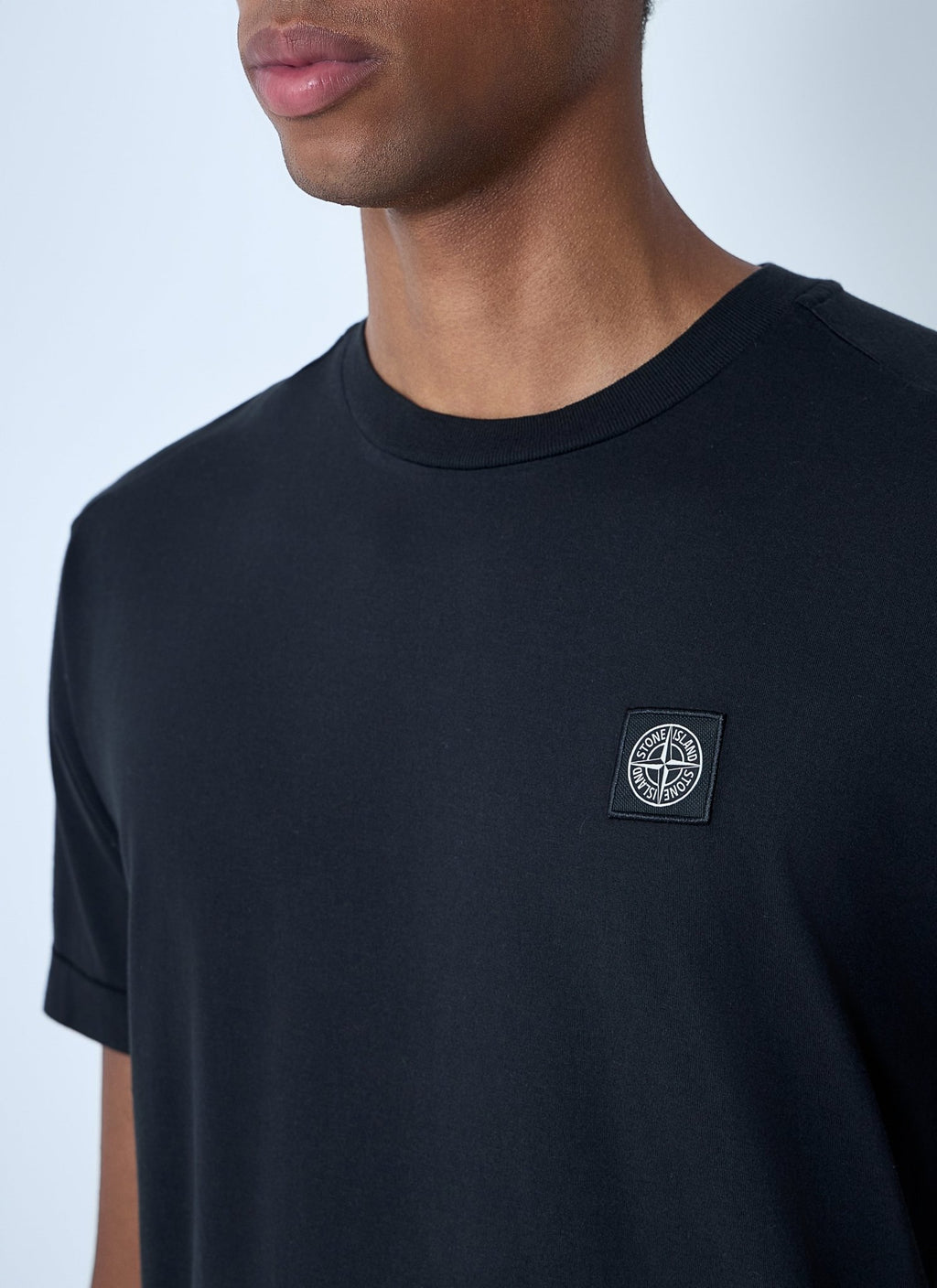 Stone Island Men Logo Motif T-Shirt - EZE Fashion®