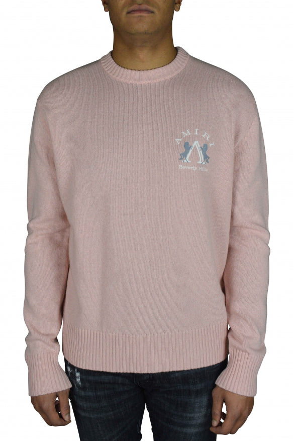 Amiri Men Pink Sweater
