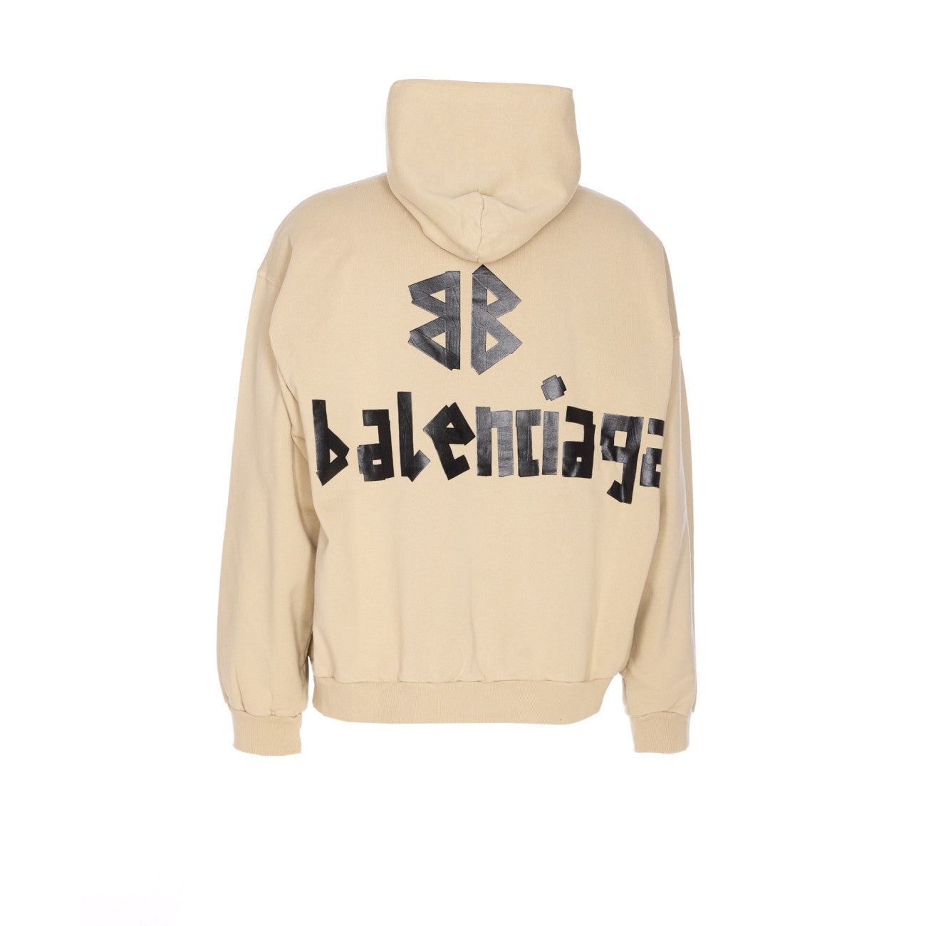 Balenciaga Men Tape Type Ripped Pocket Hoodie