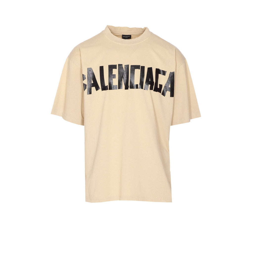 Balenciaga Men Tape Type T-Shirt