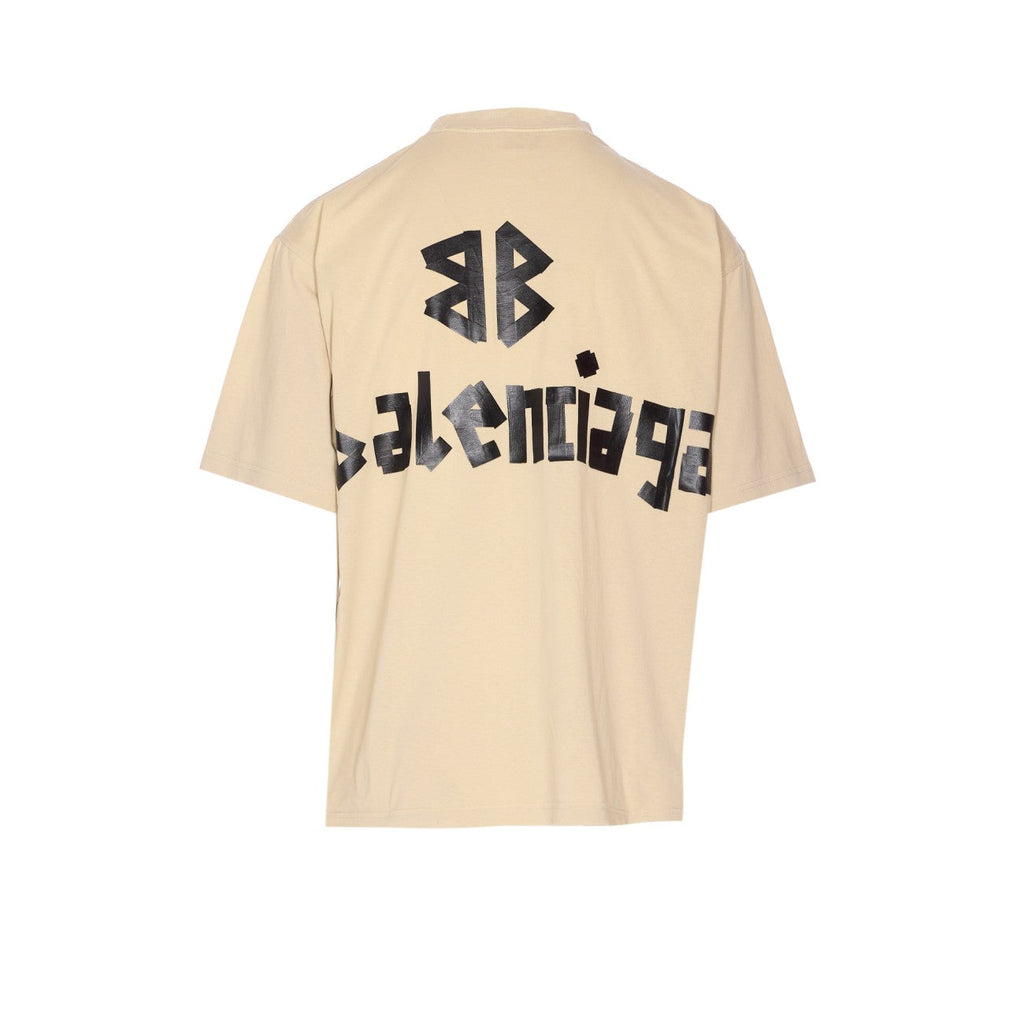 Balenciaga Men Tape Type T-Shirt