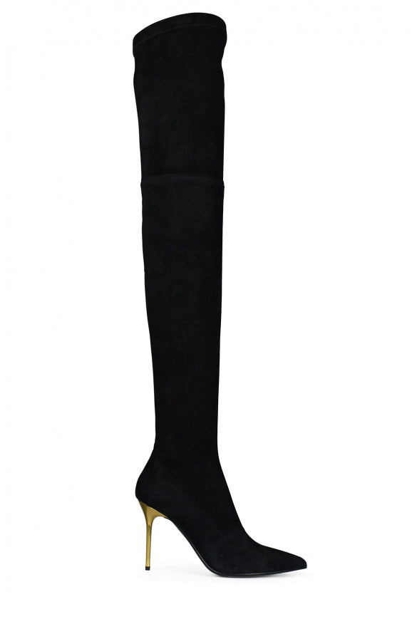 Balmain Women Raven Thigh High