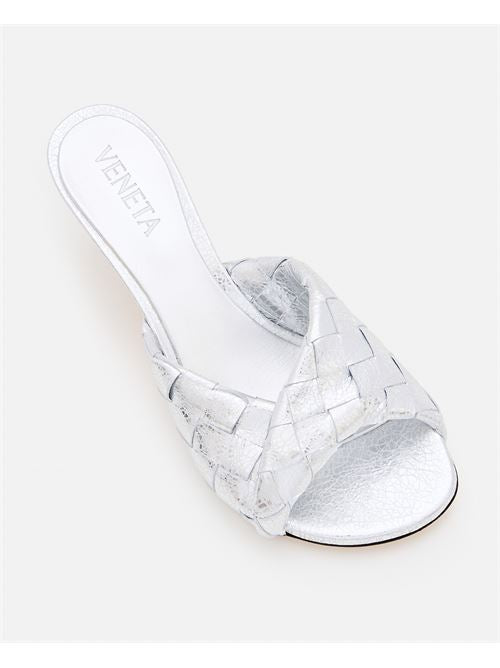 Bottega Veneta Women Mule Blink Intreccio