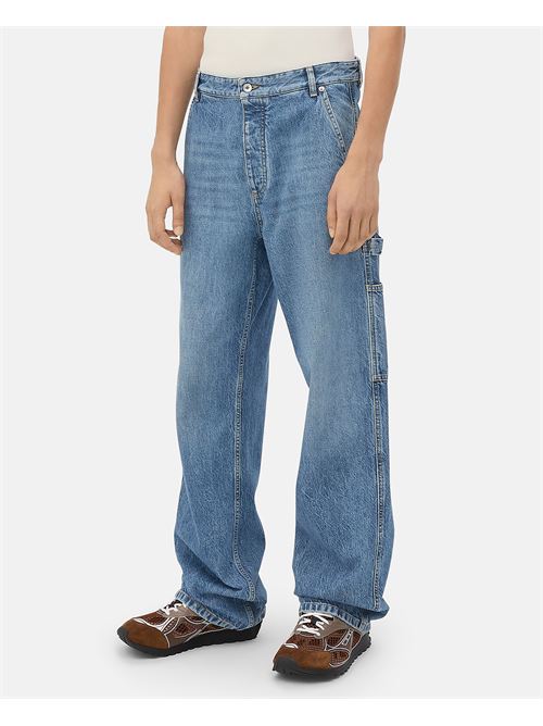 Bottega Veneta Men Cargo Vintage Indigo Jeans