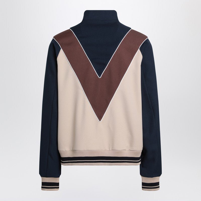 Valentino Zip - Up Sweatshirt With Vlogo Patch Men - EZE Fashion®