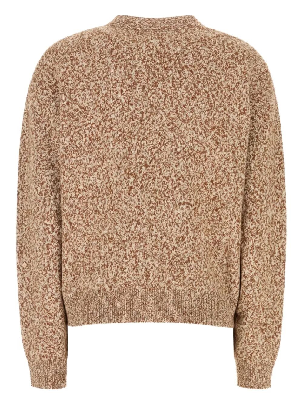 Versace Women Mouliné Cashmere - Blend Knit Boxy Cardigan - EZE Fashion®
