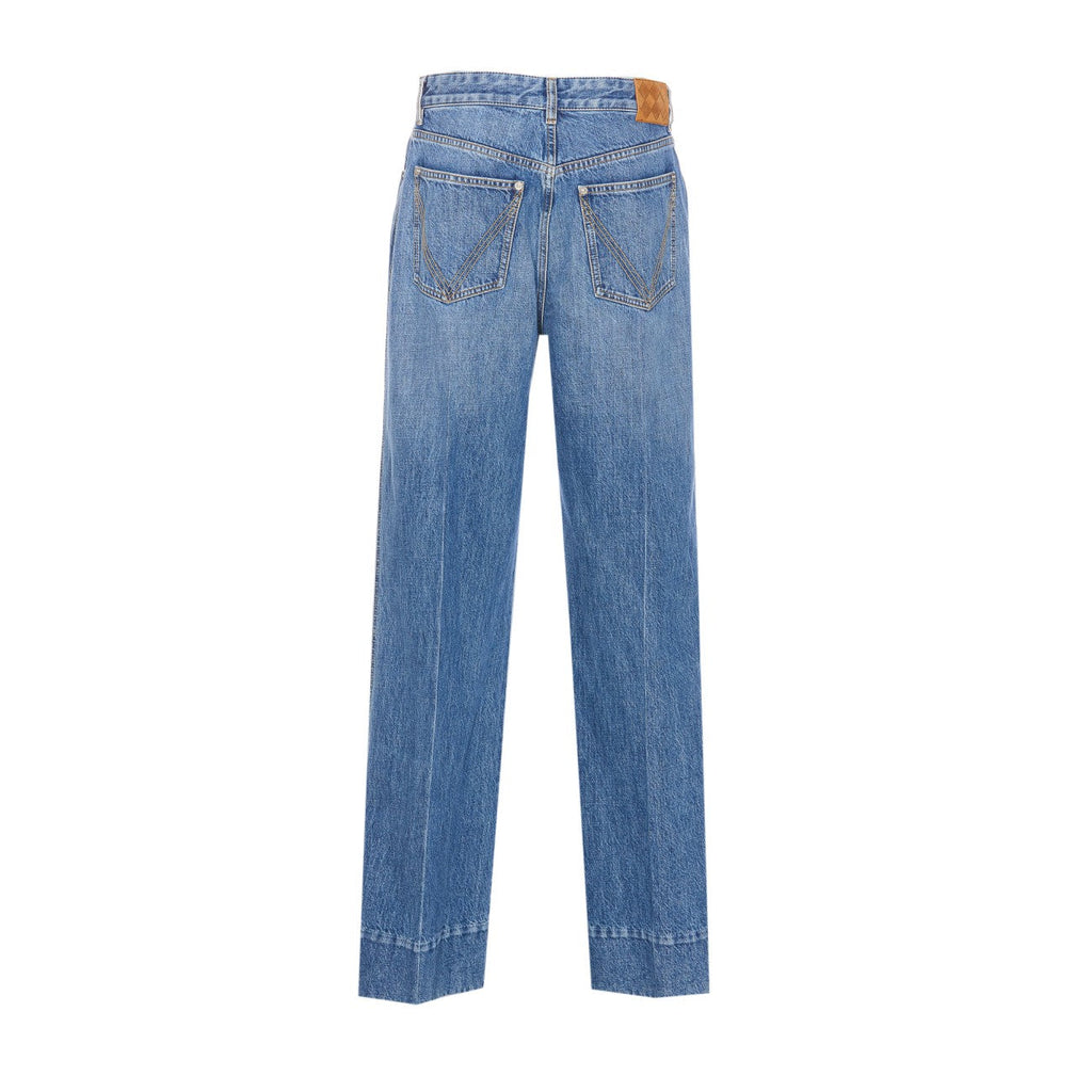 Bottega Veneta Women Vintage Indigo Turned Up Jeans