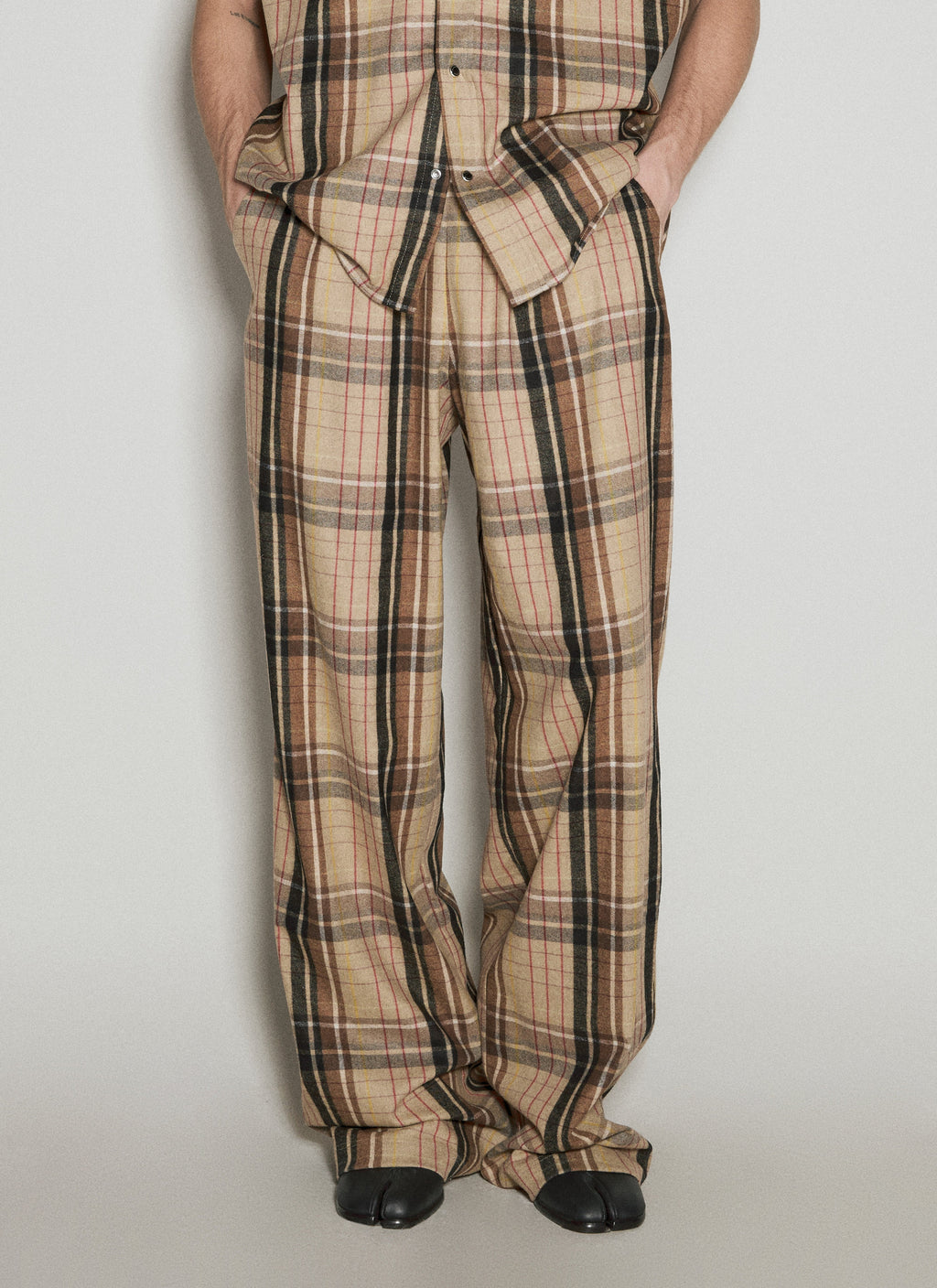 Vtmnts Men Car Flannel Pants
