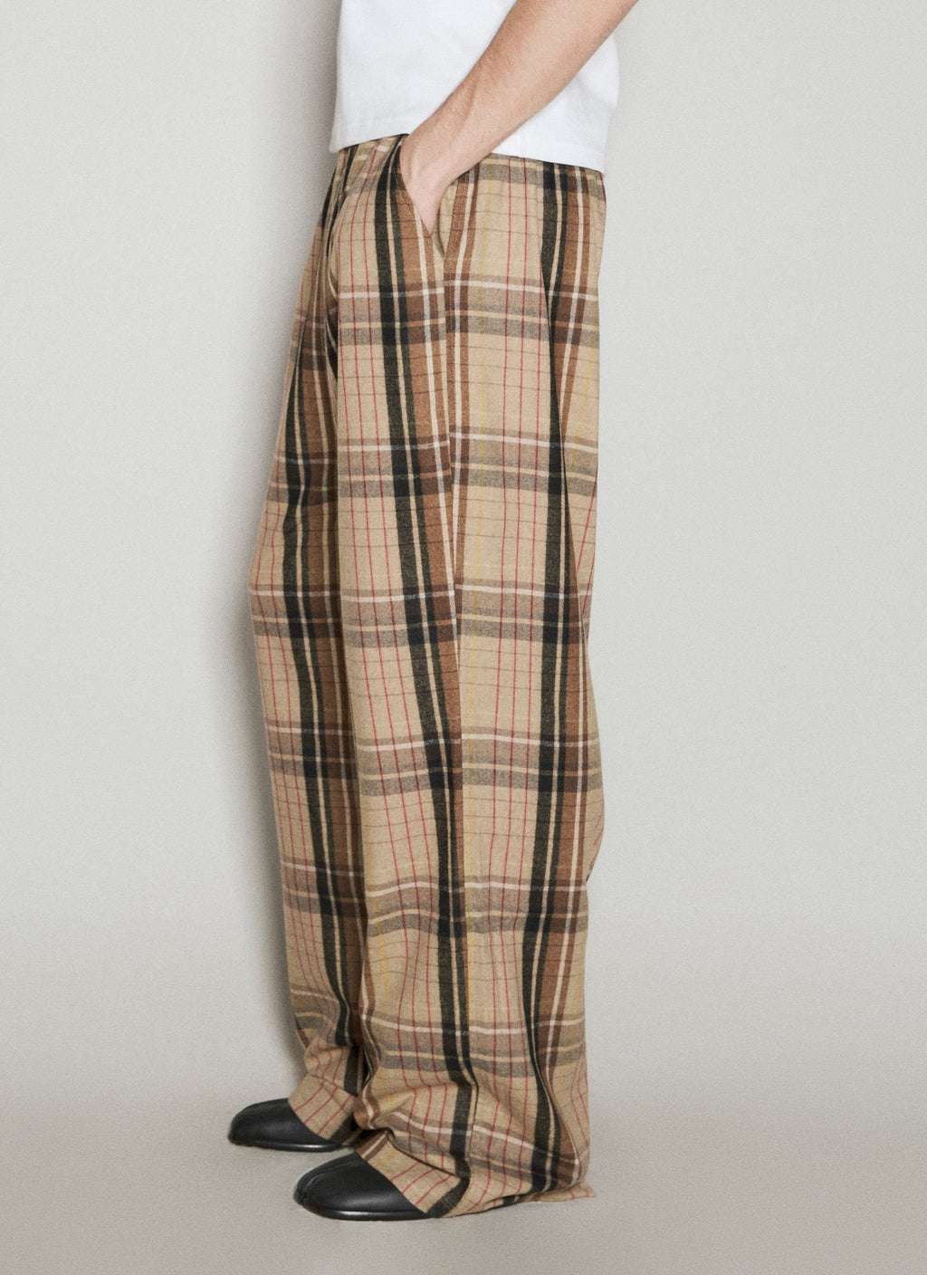 Vtmnts Men Car Flannel Pants