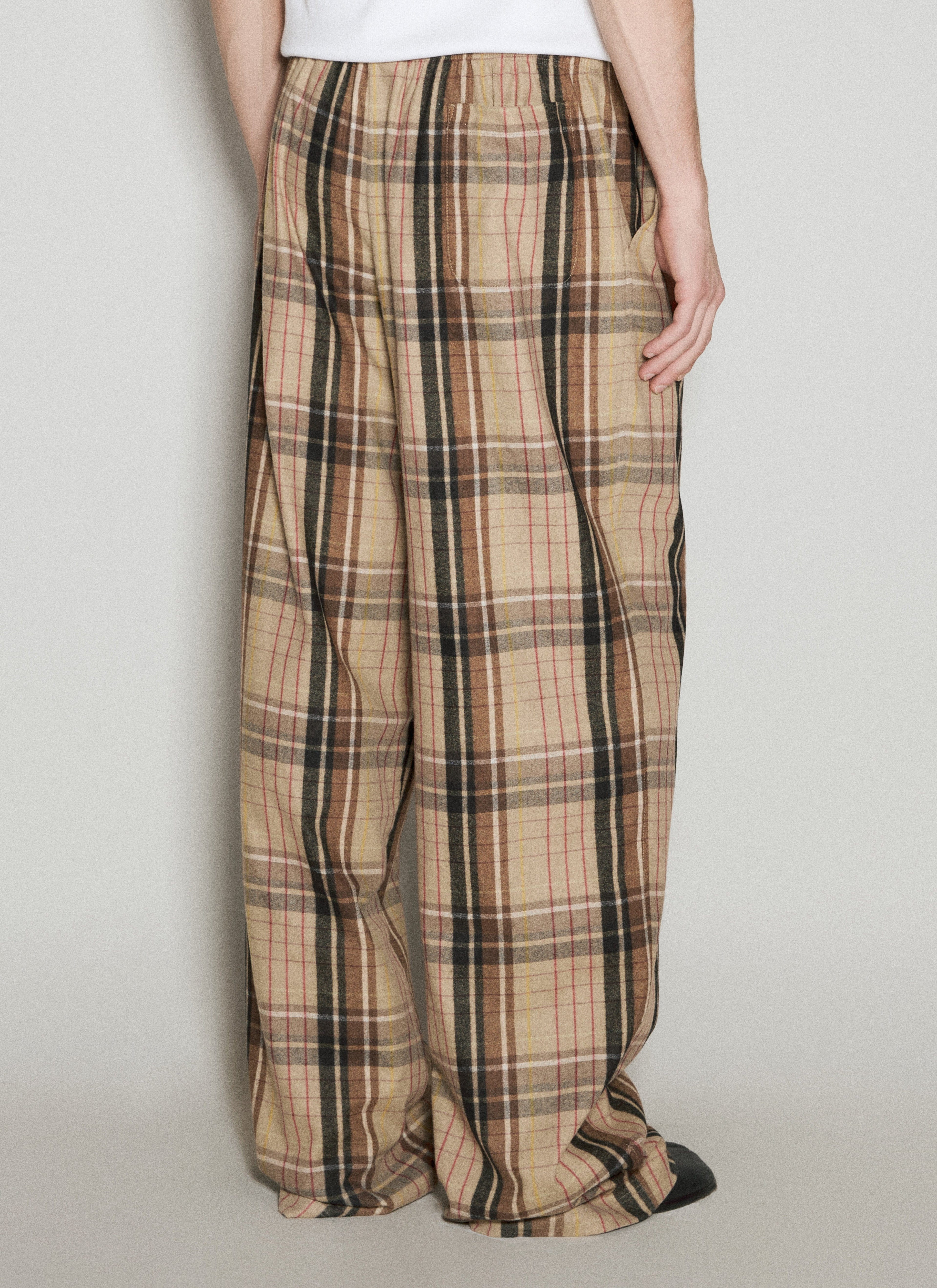 Vtmnts Men Car Flannel Pants