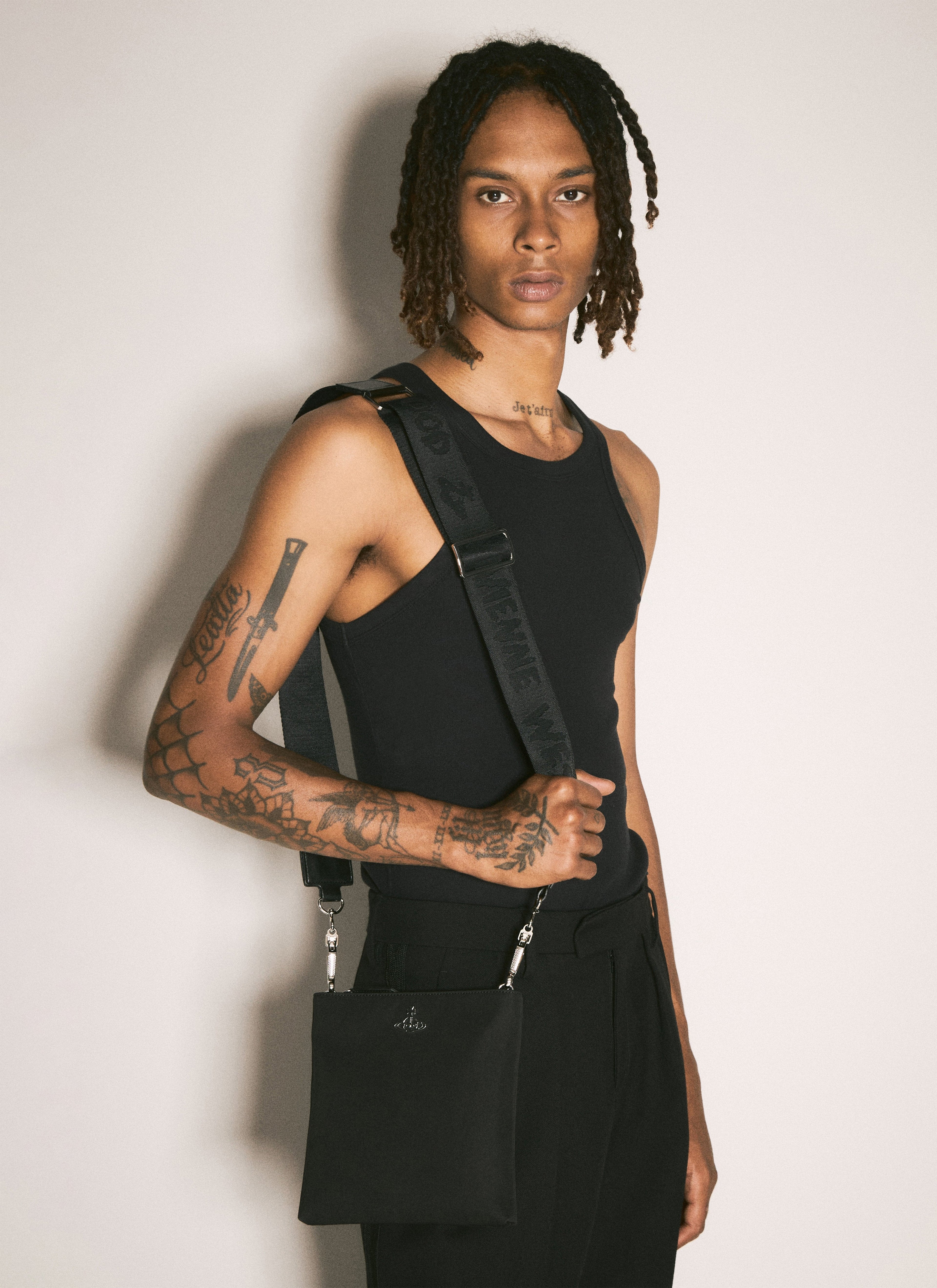 Vivienne Westwood Men Squire Square Crossbody Bag