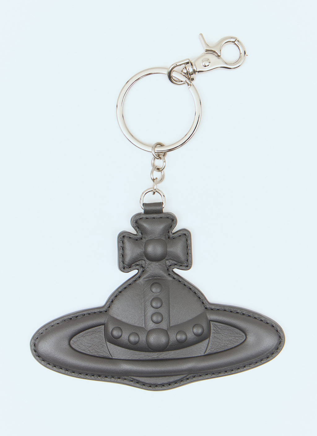 Vivienne Westwood Men Leather Orb Keyring