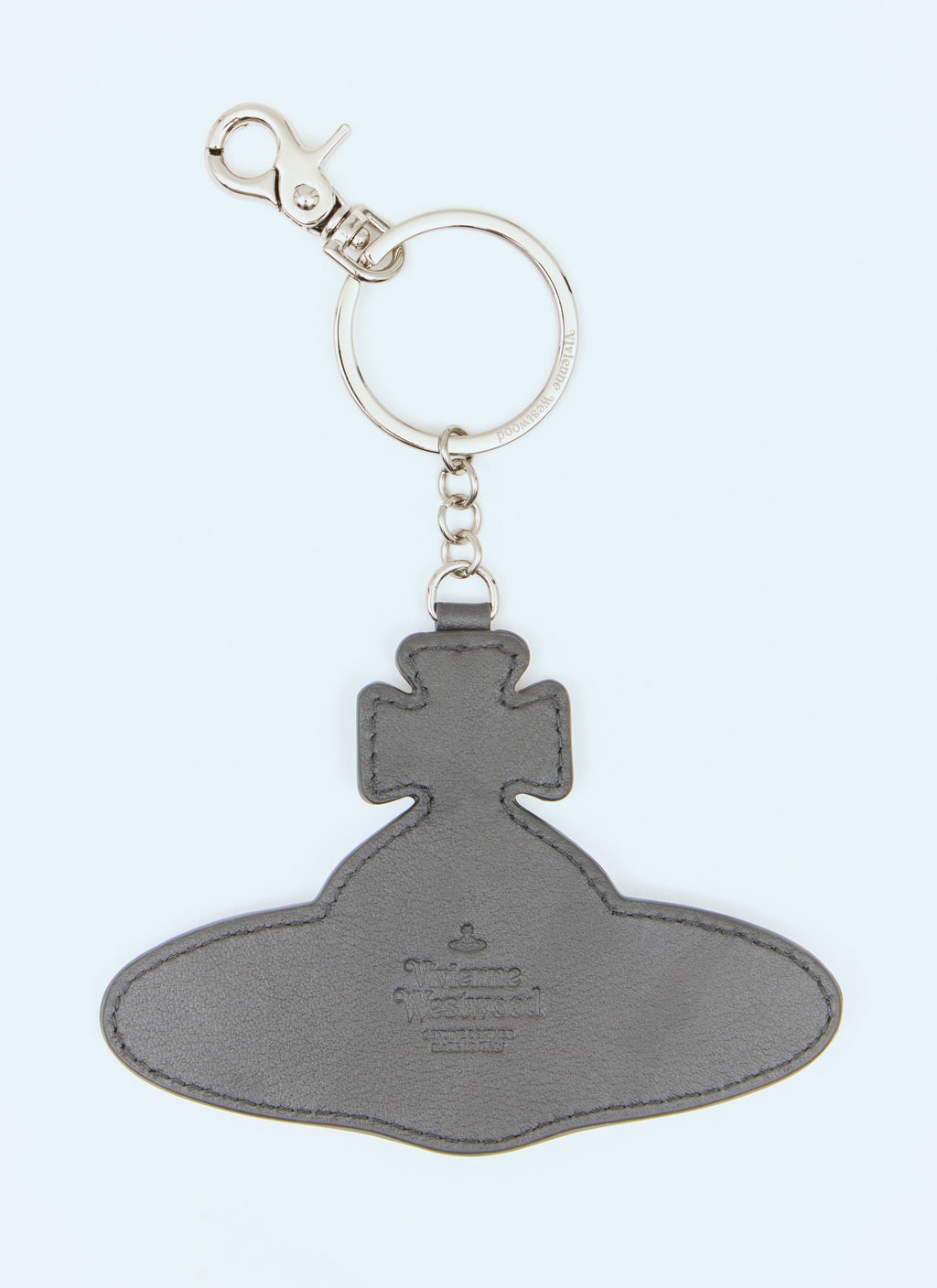 Vivienne Westwood Men Leather Orb Keyring