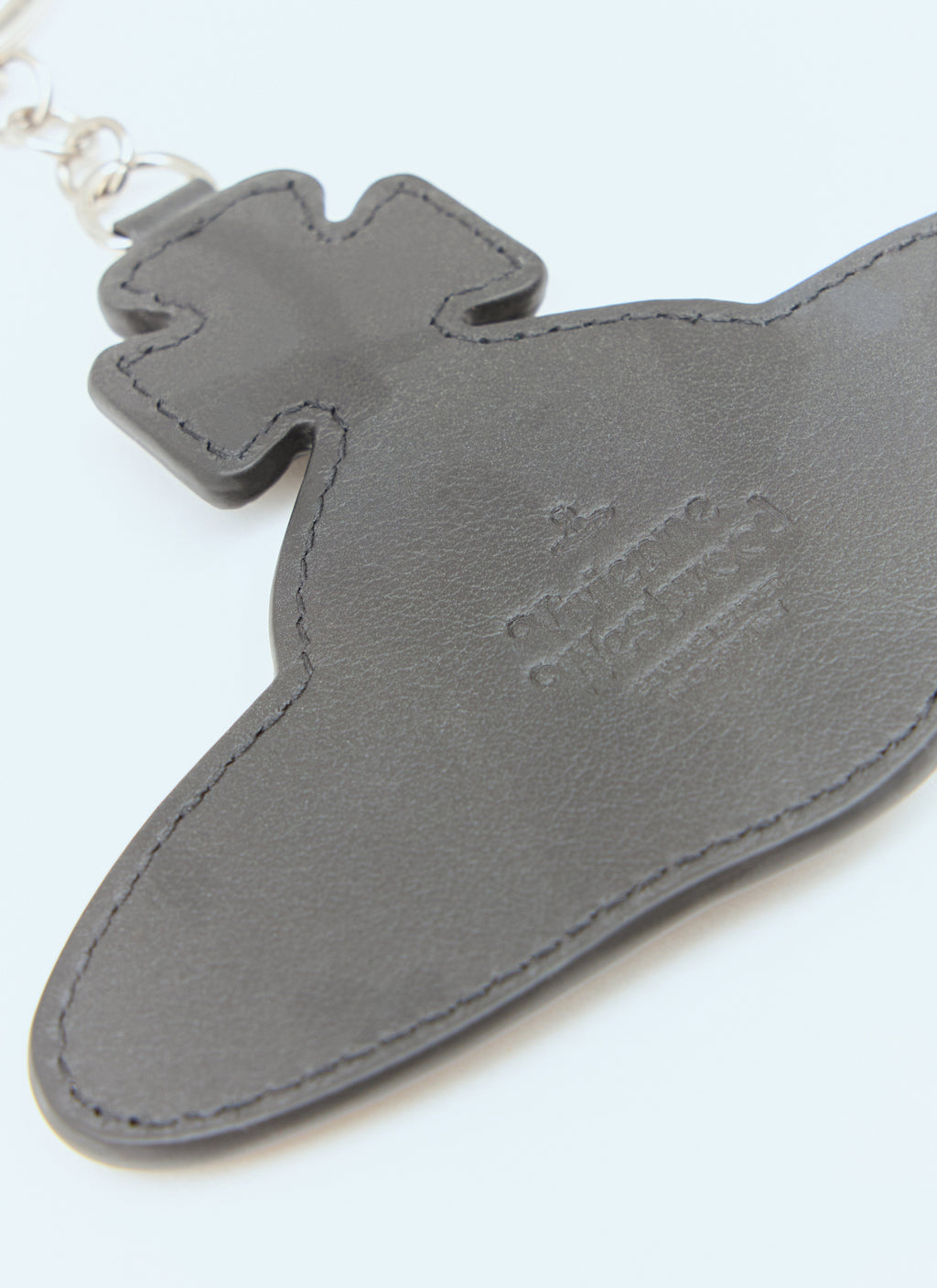 Vivienne Westwood Men Leather Orb Keyring