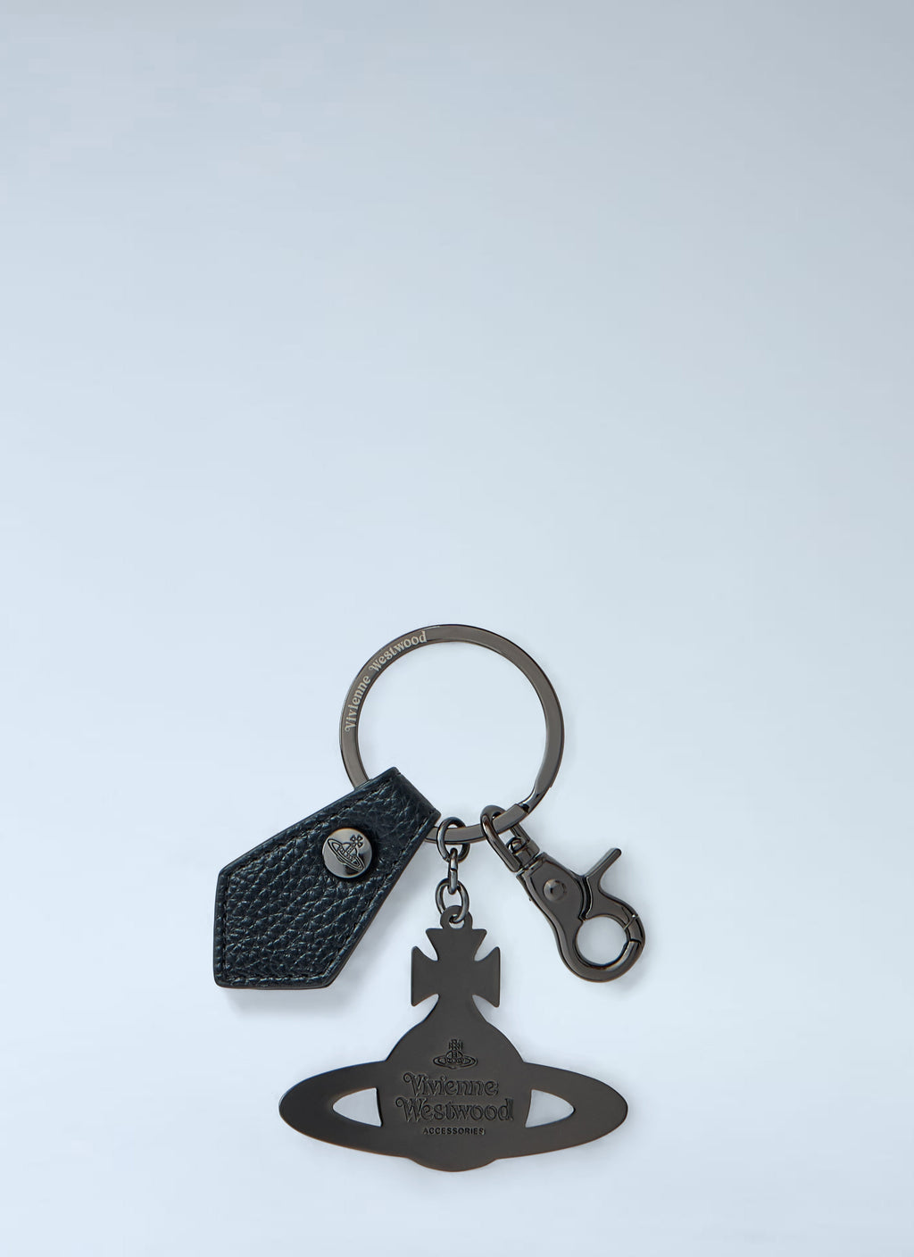 Vivienne Westwood Men Hammered Orb Keyring