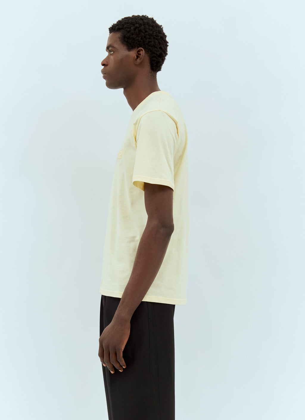 Wales Bonner Men Logo Embroidery T-Shirt