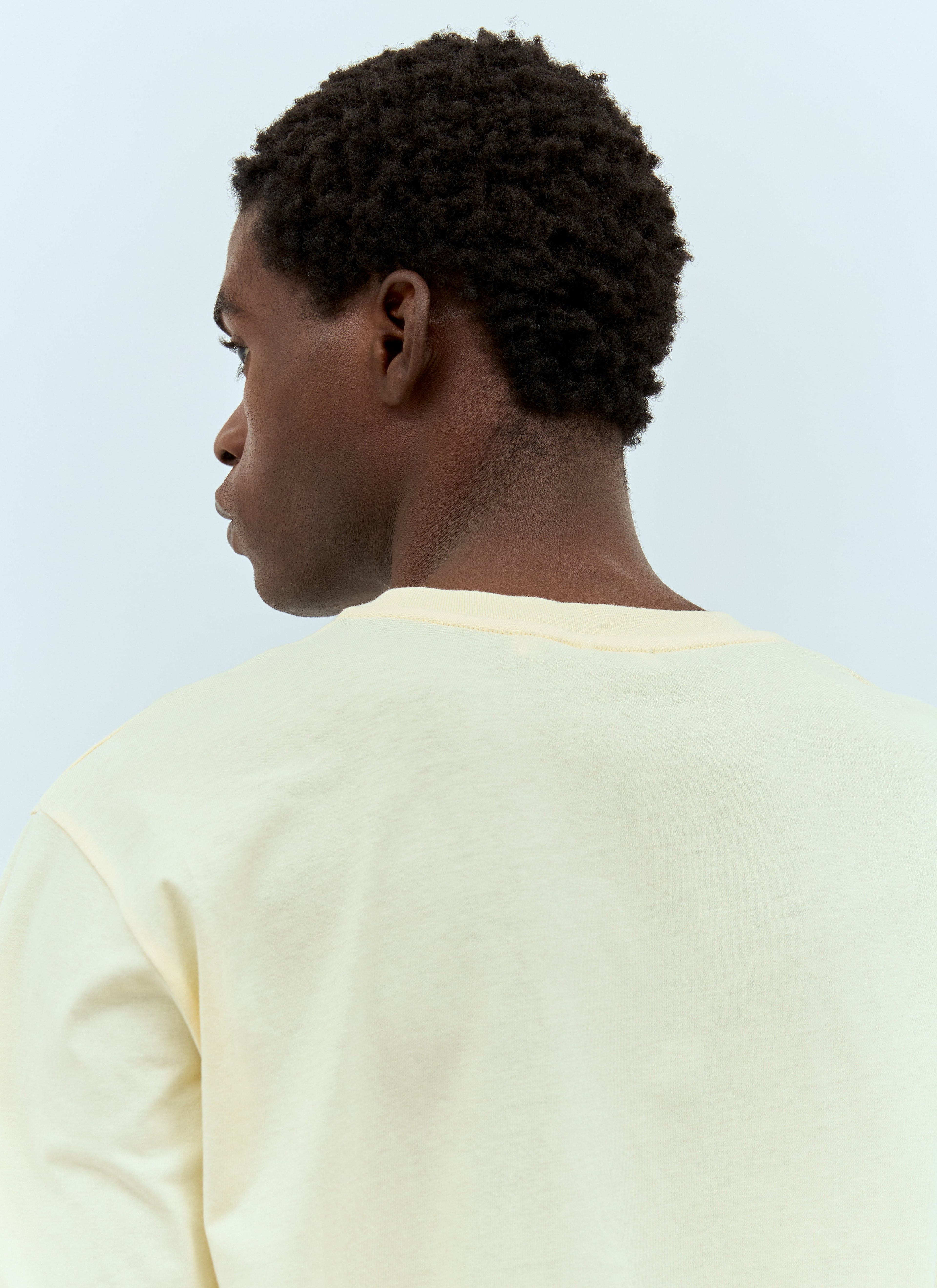 Wales Bonner Men Logo Embroidery T-Shirt