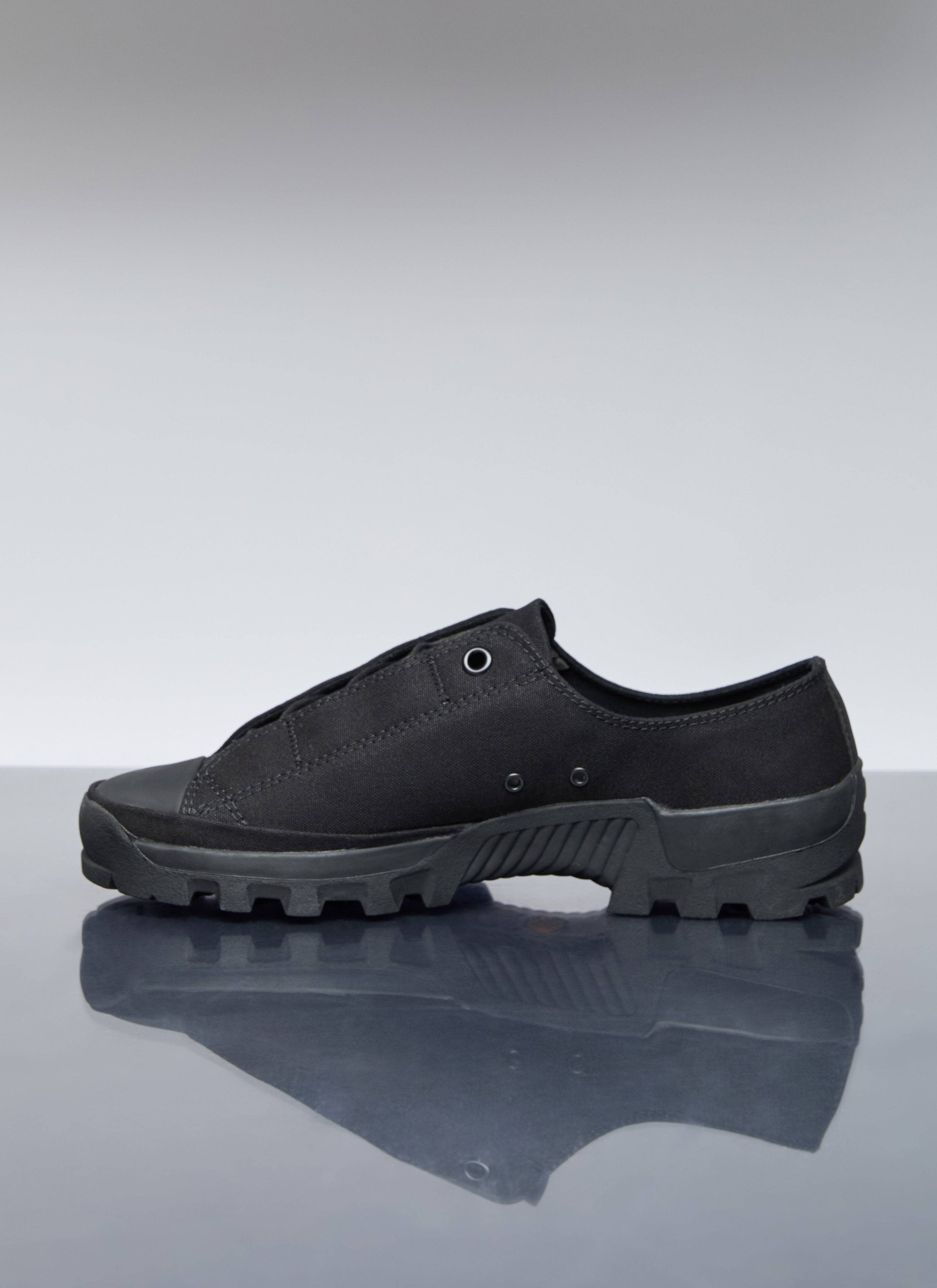 Yohji Yamamoto Men Fly Front Low Top Sneakers