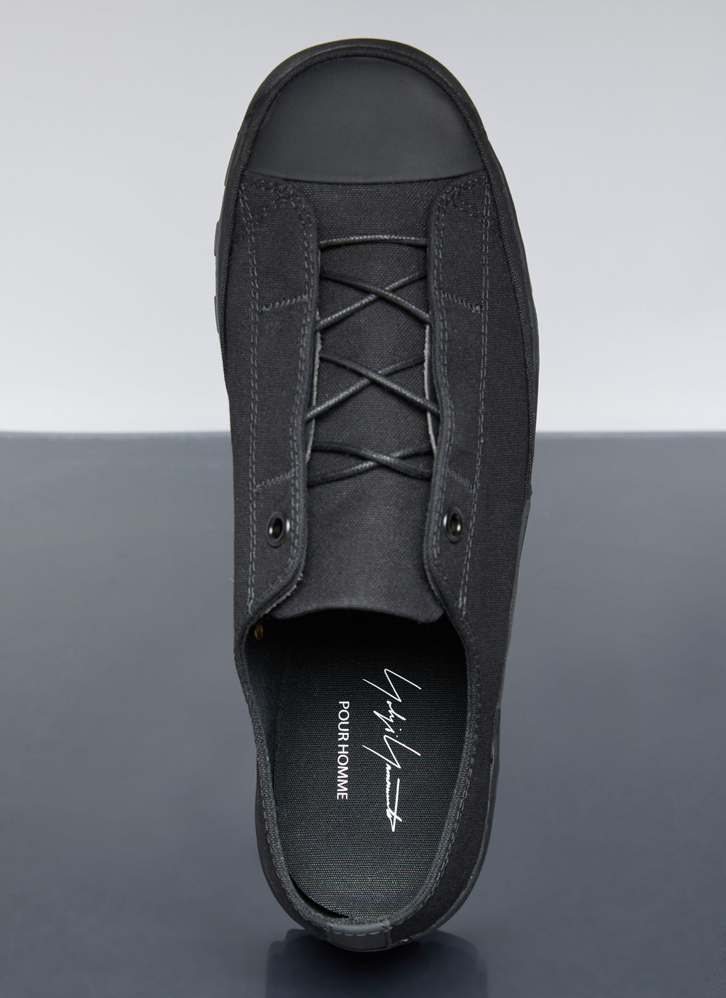 Yohji Yamamoto Men Fly Front Low Top Sneakers