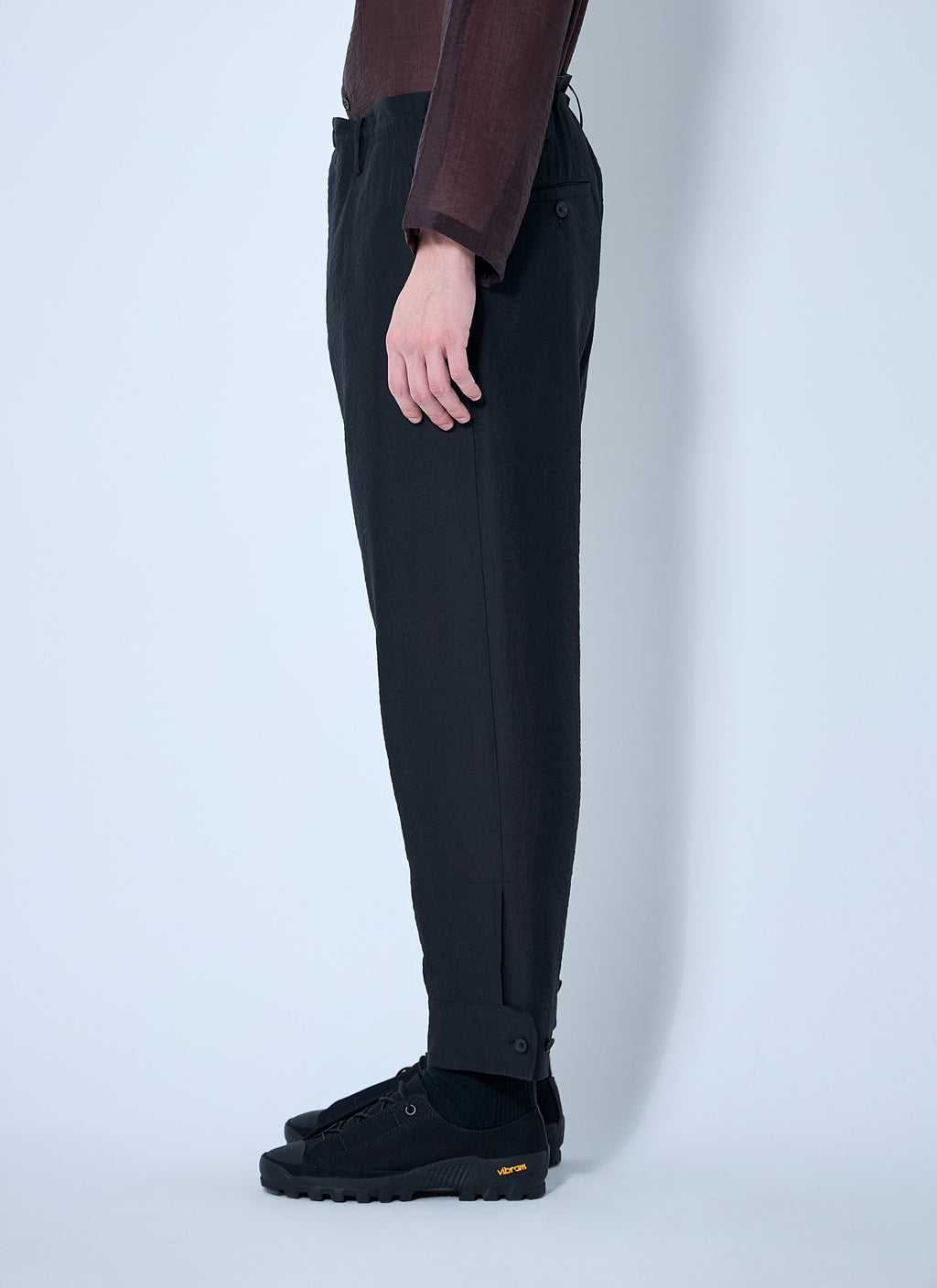 Yohji Yamamoto Men Drawstring Track Pants