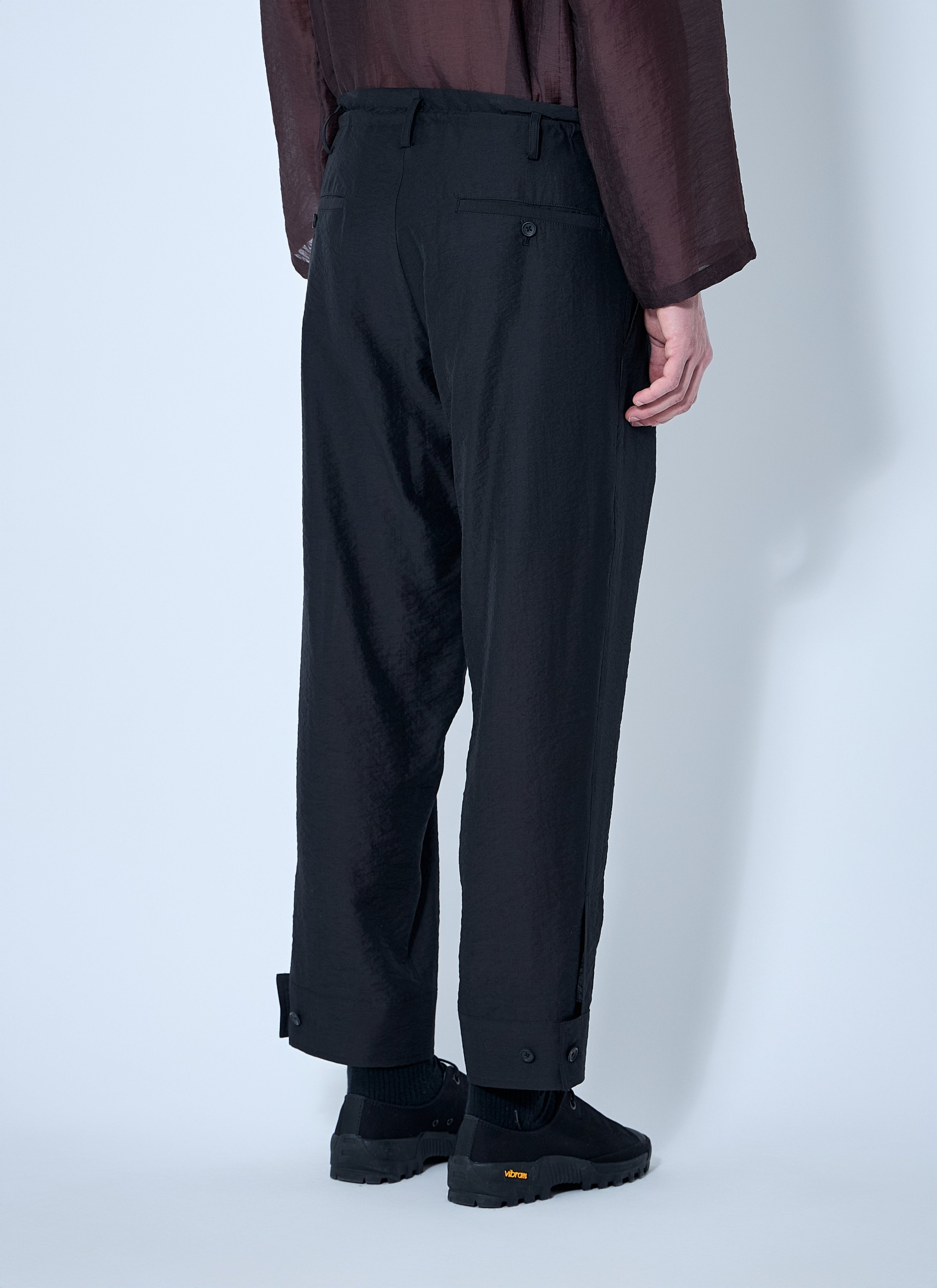 Yohji Yamamoto Men Drawstring Track Pants