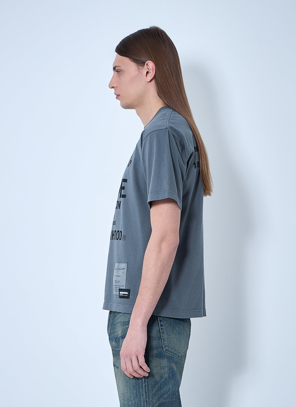 Yohji Yamamoto Men Logo Motif T-Shirt