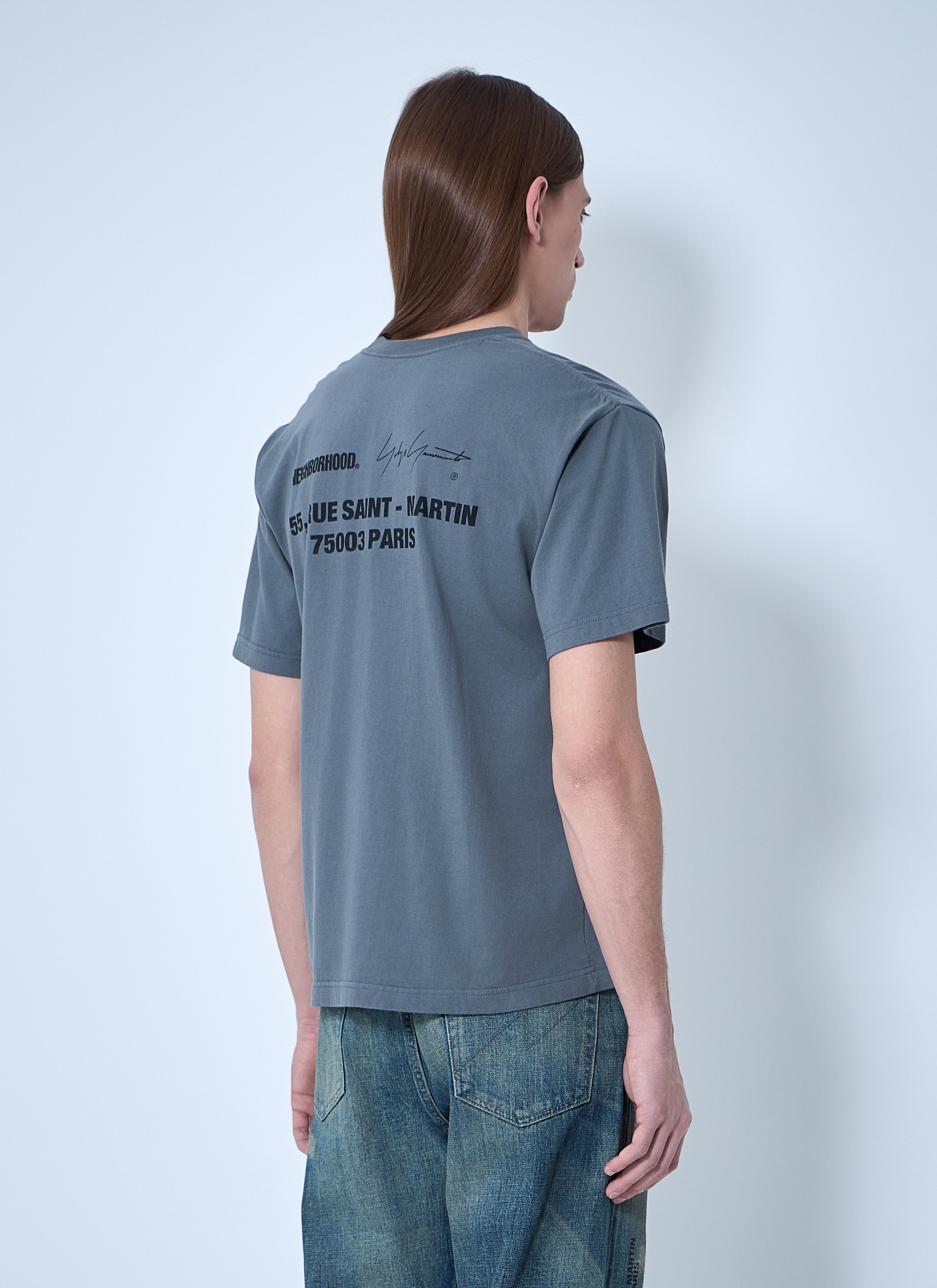 Yohji Yamamoto Men Logo Motif T-Shirt