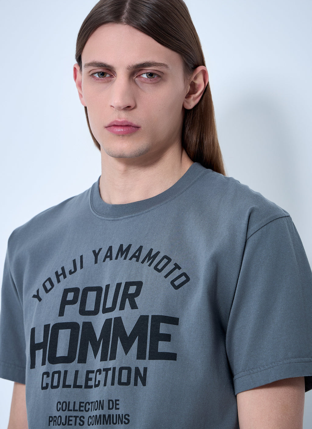Yohji Yamamoto Men Logo Motif T-Shirt