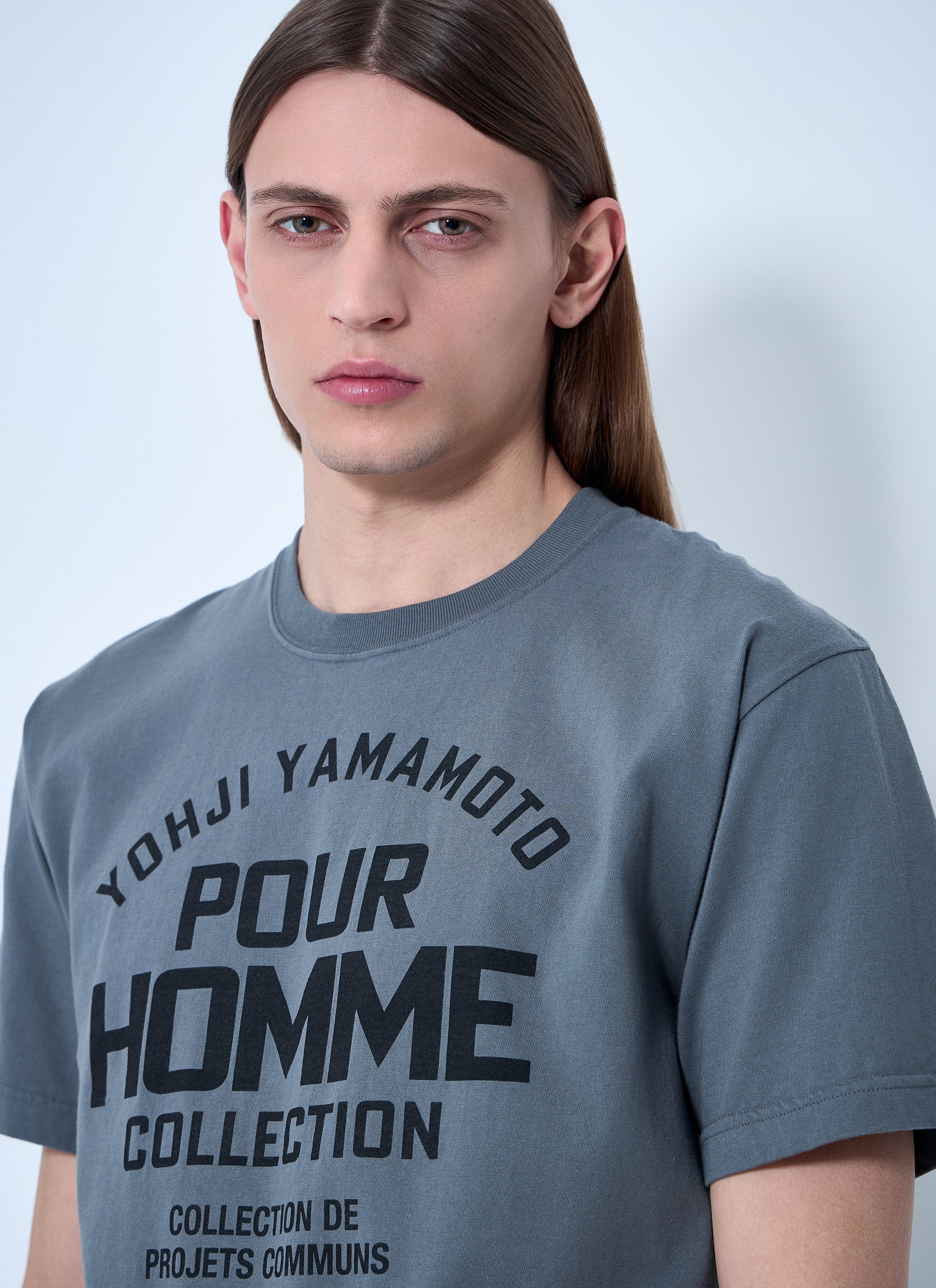 Yohji Yamamoto Men Logo Motif T-Shirt