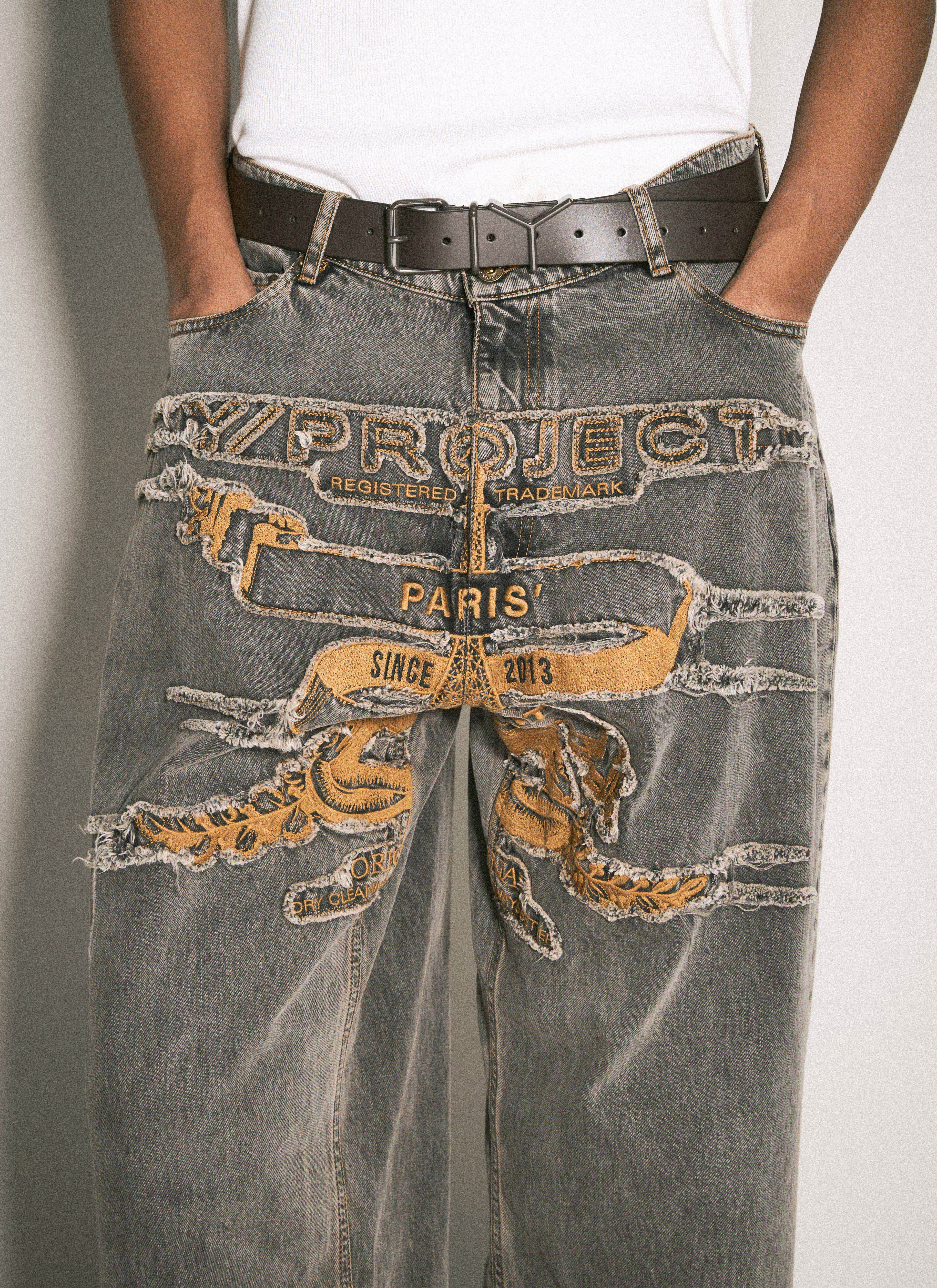 Y/Project Men Y Leather Belt