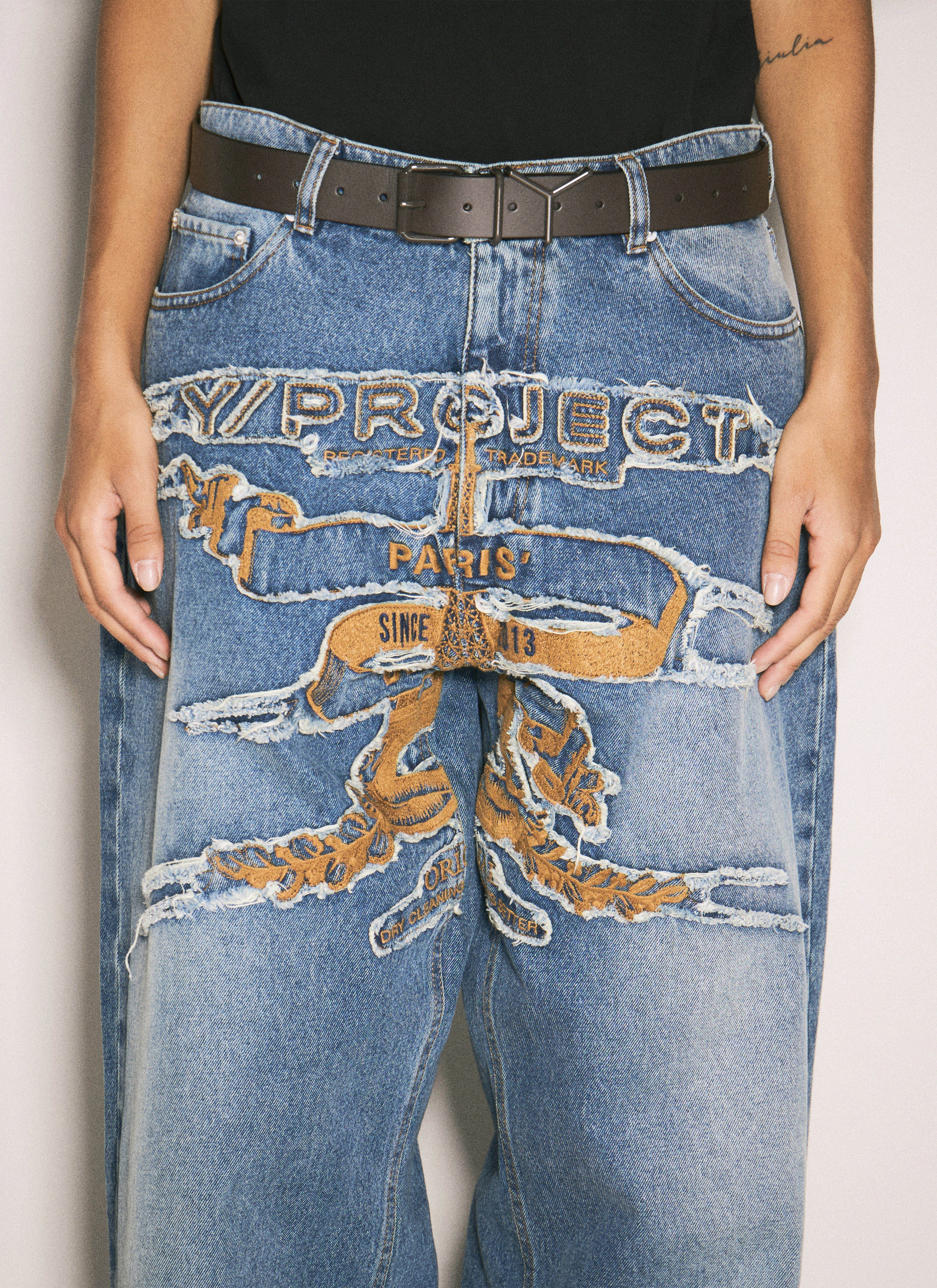 Y/Project Men Y Leather Belt