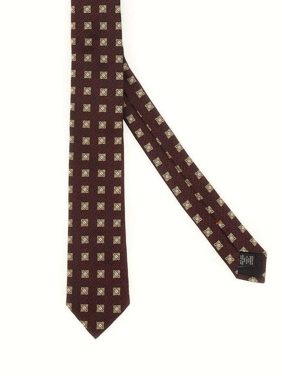 Zegna Men Silk Jacquard Tie - EZE Fashion®